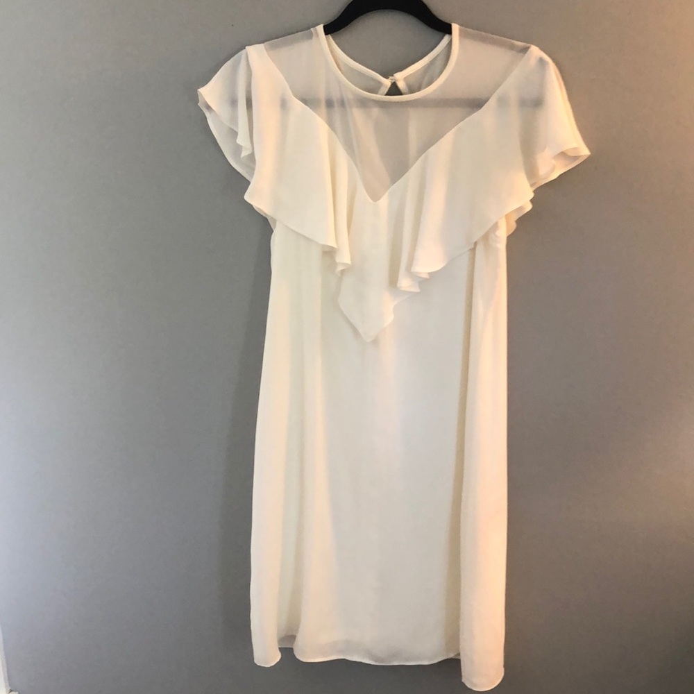 White Mid Length Summer Dress!